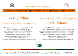 a novohrad nograd geopark nyari tabora