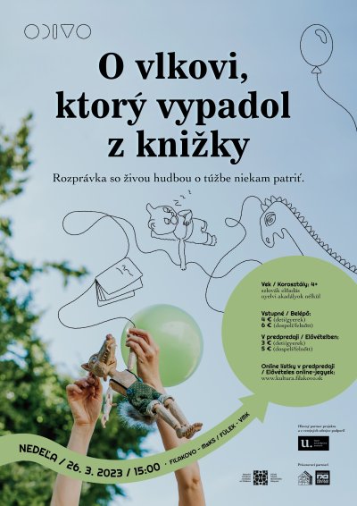 Plagát - O vlkovi, ktorý vypadol z knižky