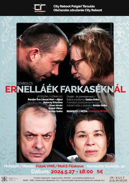 Plakát Ernelláék Farkaséknál